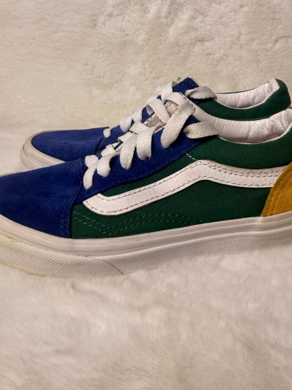 Vans Old Skool Multi-Color Colorblock Sneakers - Picture 4 of 7